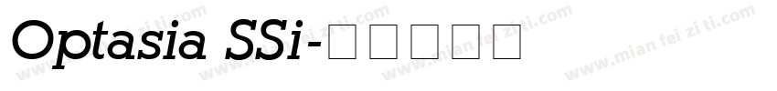 Optasia SSi字体转换
